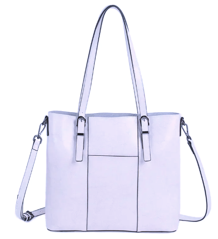SGBQIA55-802 Oil Waxed Handbag White (offwhite/bone)