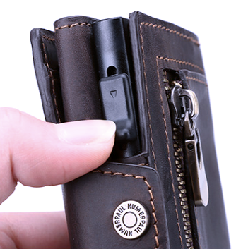 BP706 Pop-up Wallet leather RFID protected Brown