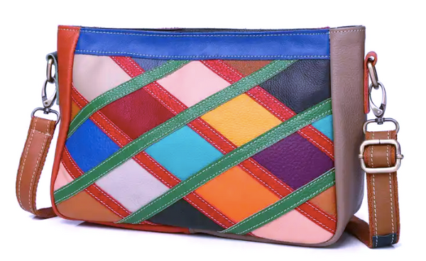 SGKELF1250 Small Patchwork Handbag Colourful
