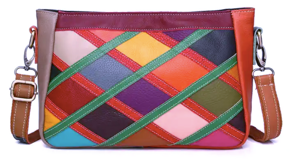 SGKELF1250 Small Patchwork Handbag Colourful