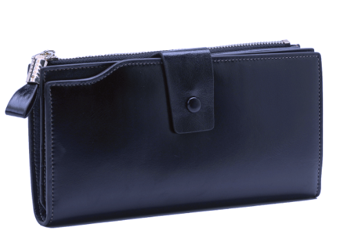TPAI192 Wallet leather RFID protected Black