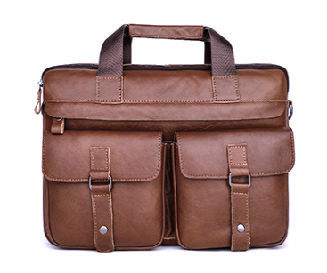 LLAN207 Laptop Bag Cowhide Leather Brown