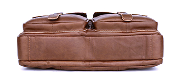 LLAN207 Laptop Bag Cowhide Leather Brown
