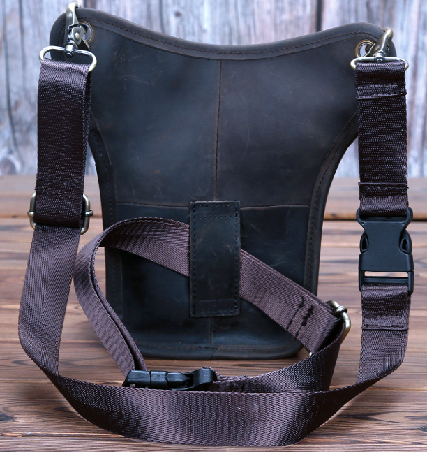 TB001 Holster Bag / Waist Bag Dark Brown