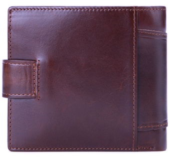 9107 Wallet leather RFID protected Brown