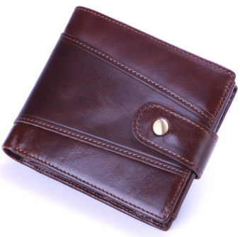 9107 Wallet leather RFID protected Brown