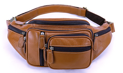 8336 Large Waist Bag / Bum Bag Brown