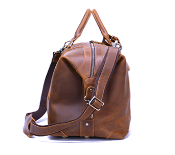1133 Duffle / Travel Bag Crazyhorse Cowhide Leather Brown