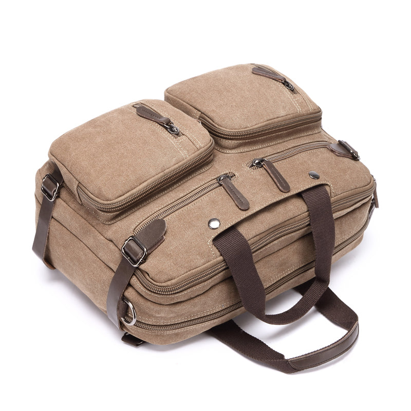 AD8691 Canvas Backpack / Laptop Bag / Shoulder Bag Blue