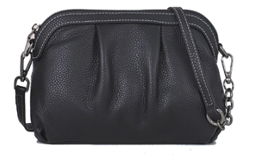SG6688 Small Leather Handbag Black