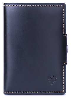 BP706 Pop-up Wallet leather RFID protected Black