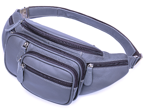 8336 Large Waist Bag / Bum Bag Grey