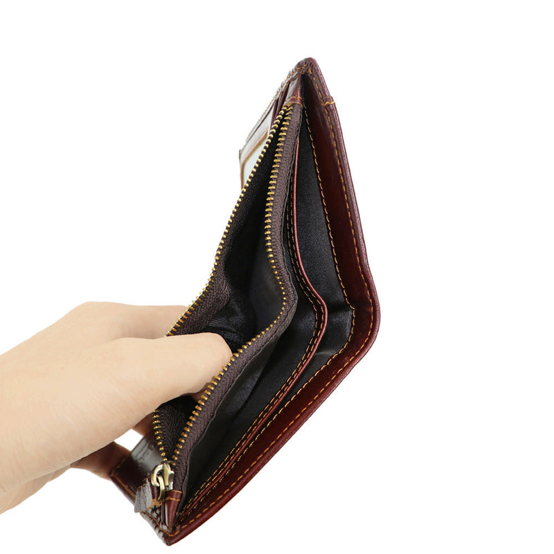 AD1059/LD194 Wallet leather RFID protected Blue
