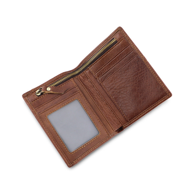 AD1059/LD194 Wallet leather RFID protected Brown