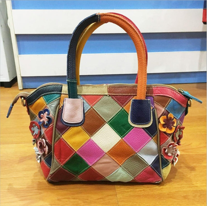 418hua Flower Handbag Colourful