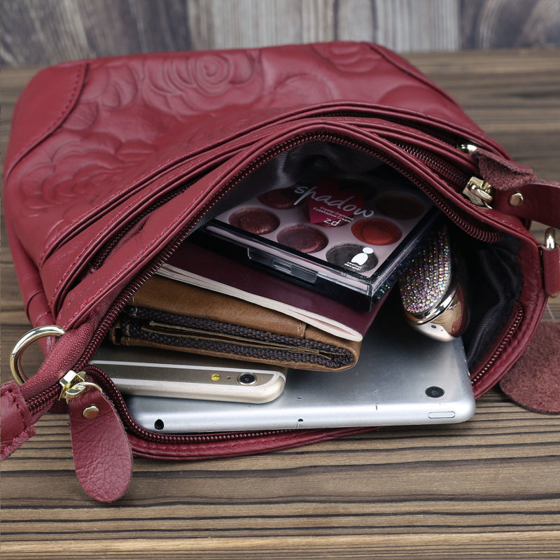 LDUNDJ018 Plain Handbag Dark Coffee