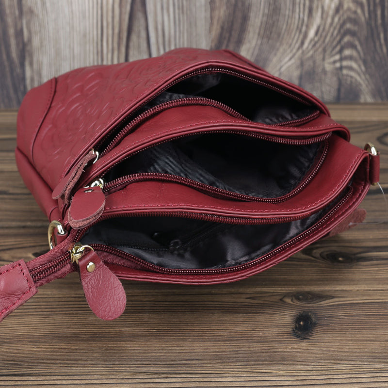 LDUNDJ018 Floral Handbag Rose