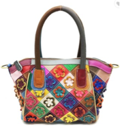 418hua Flower Handbag Colourful