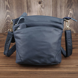 LDUNDJ018 Plain Handbag Blue