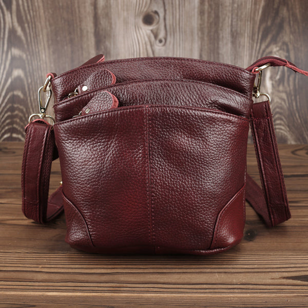 LDUNDJ018 Plain Handbag Red