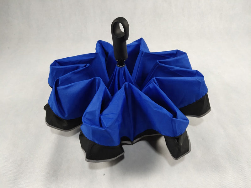 COMPACT Inverted Umbrella AUTO Open / AUTO Close BLUE