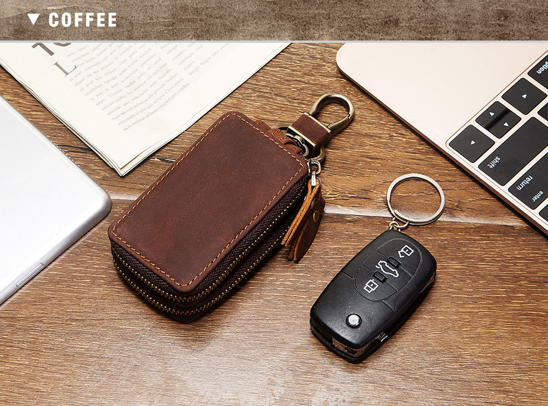 BP924 Key Case Leather Black