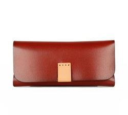 Glasses Case Leather Coffee