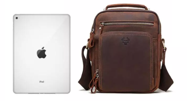 MH573 Humerpaul Shoulder Bag Crazyhorse Cowhide Leather Brown