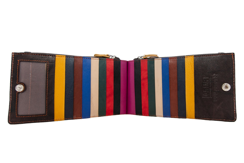 Gramon Ladies’ Leather RFID Wallet Dark Brown