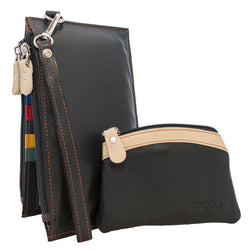 Gramon Ladies’ Leather RFID Wallet Black