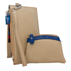 Gramon Ladies’ Leather RFID Wallet Cream