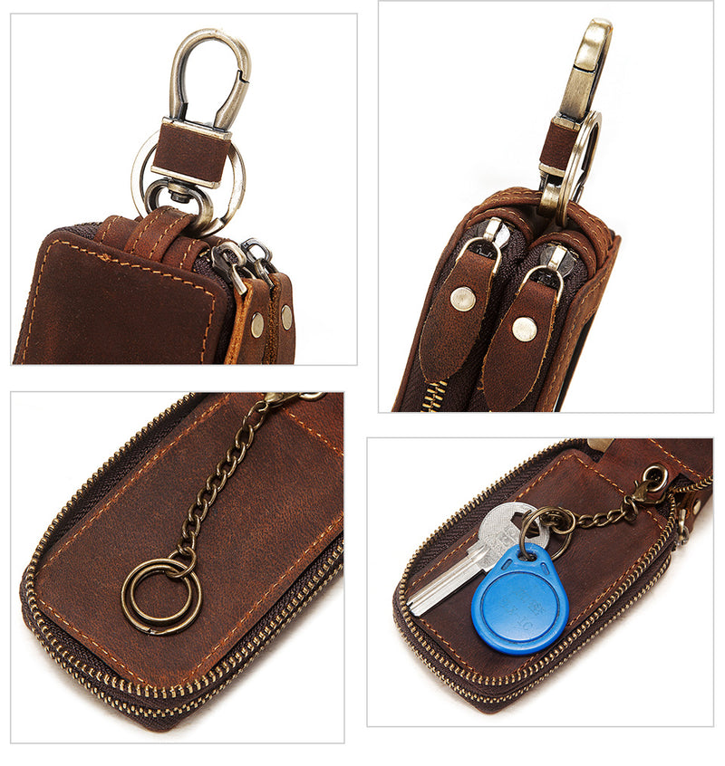 BP924 Key Case Leather Black